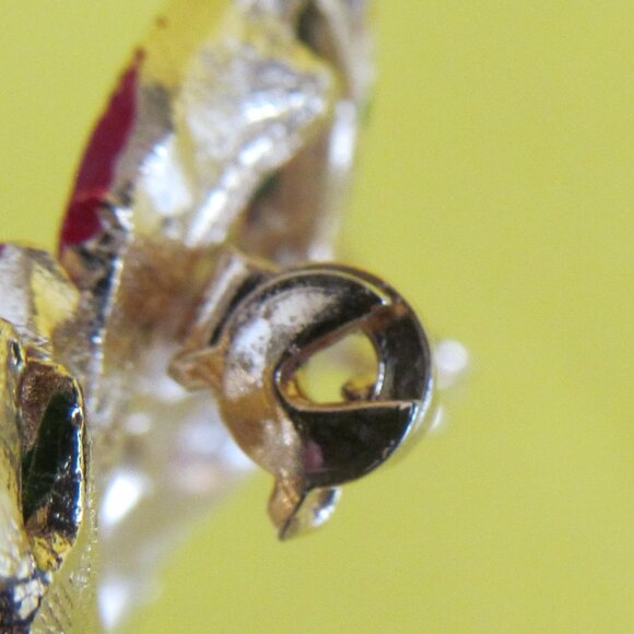 Christmas poinsettia brooch - Picture 5 of 6